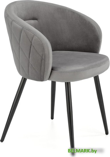 Стул с подлокотниками Halmar K430 (серый) - фото