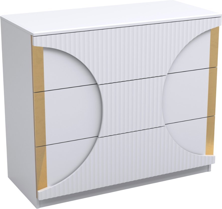 Комод Кастанье Каталея СП 046-03 (белый) - фото