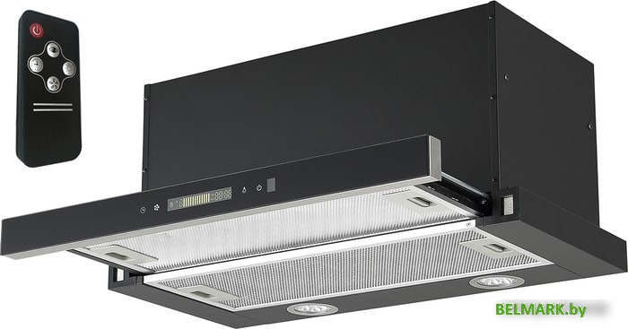 Кухонная вытяжка Backer TH60CL-2F200-SHINY BLACK RC - фото