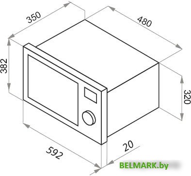 Микроволновая печь MAUNFELD XBMO202S - фото2