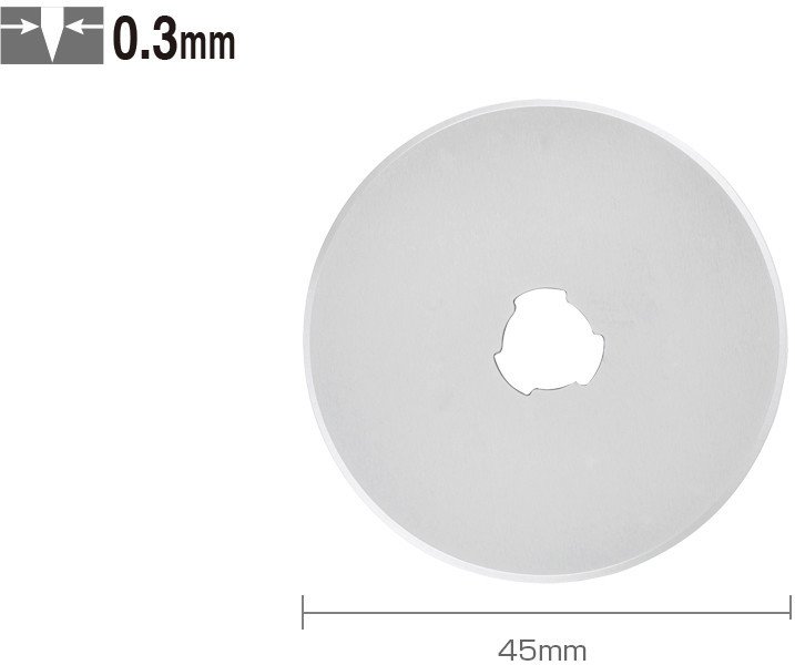 Набор сменных лезвий OLFA RB45-10 (10шт) - фото2