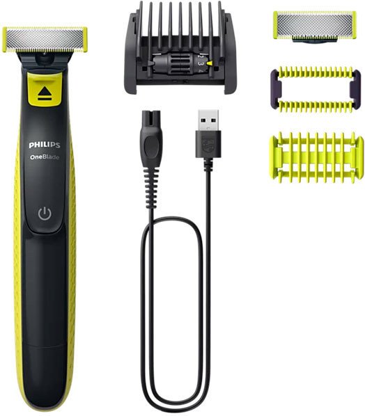 Триммер для бороды и усов Philips OneBlade Face + Body QP2824/20 - фото