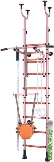 Детский спортивный комплекс Polini Kids Sport Active (розовый) - фото