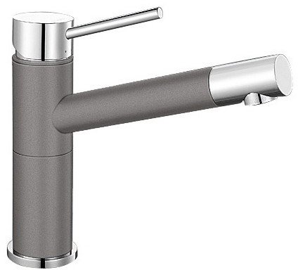 Смеситель Blanco Alta Compact Silgranit (темная скала) [518810] - фото