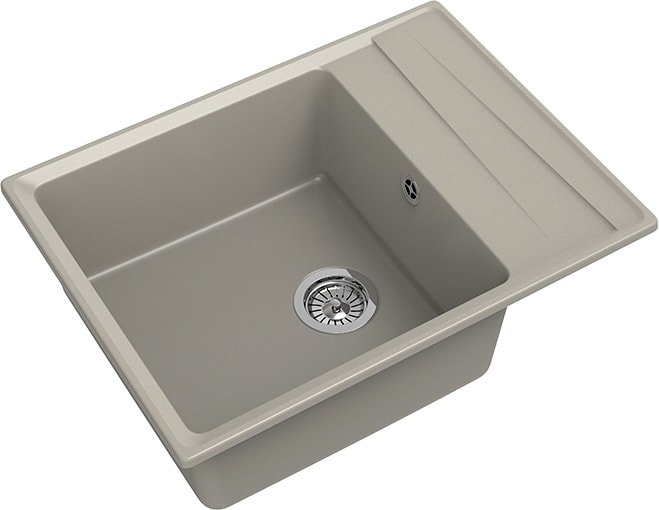 Кухонная мойка GranFest GF-LV-660L (топаз) - фото