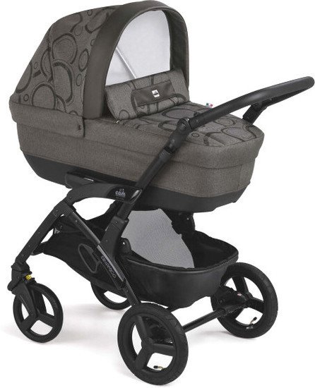 Универсальная коляска CAM Tris Smart (3 в 1, оптический антрацит) - фото