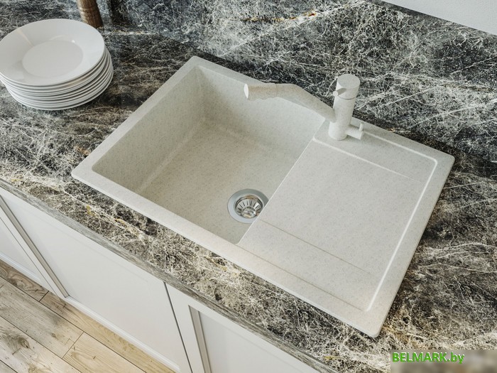 Кухонная мойка Dr. Gans Техно 76 25.030.D0760.401 (белый) - фото2