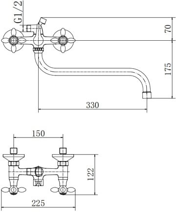 Смеситель Fashun A2227-2 - фото2