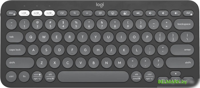 Клавиатура Logitech Pebble Keys 2 K380s 920-011851 (графитовый) - фото