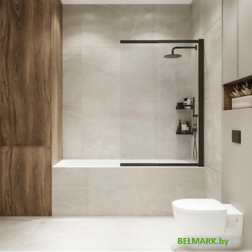 Стеклянная шторка для ванны Benetto Slide Open BEN-801-BLT - фото
