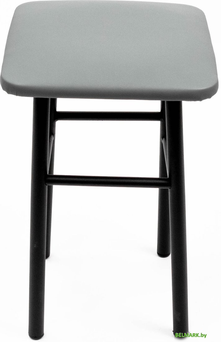 Табурет ВВР Классик (серый/черный, экокожа) - фото2