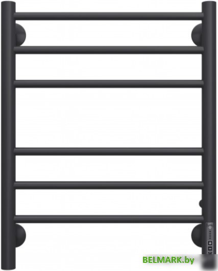 Полотенцесушитель TERMINUS Аврора электро КС П6 с диммером (450x600, черный) - фото