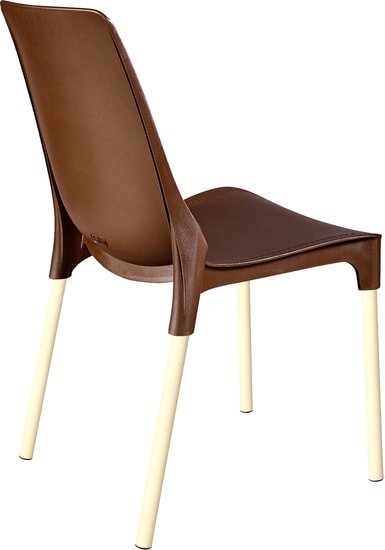 Стул Sheffilton SHT-S75 (коричневый/ваниль) - фото2