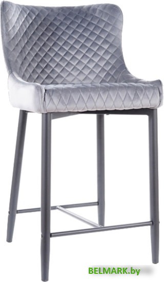 Стул Signal Colin B H-2 Velvet (bluvel 14 серый/черный) - фото