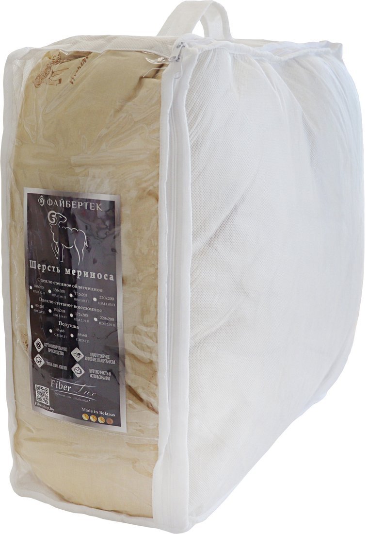 Одеяло Файбертек ШМ.2.05.П 220x200 (шерсть мериноса) - фото2