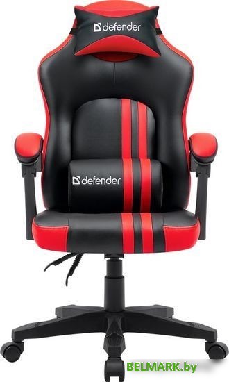 Кресло Defender Mercury (черный/красный) - фото2