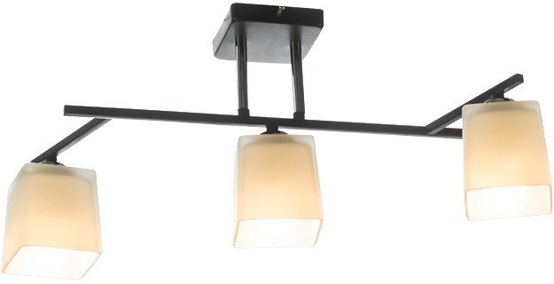 Люстра средней высоты Aitin Pro НПБ 02-3x60-101 N5956/3 (черный/хром) - фото