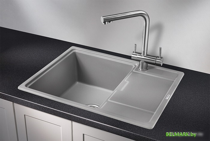 Кухонная мойка Granula GR-6503 (алюминиум) - фото2