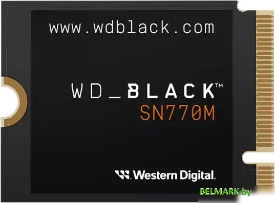 SSD WD Black SN770M NVMe 500GB WDS500G3X0G - фото