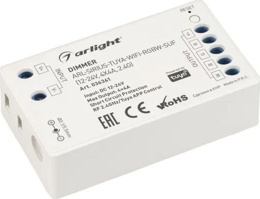 Диммер RGBW Arlight ARL-Sirius-Tuya-WiFi-RGB-Suf 036361 - фото