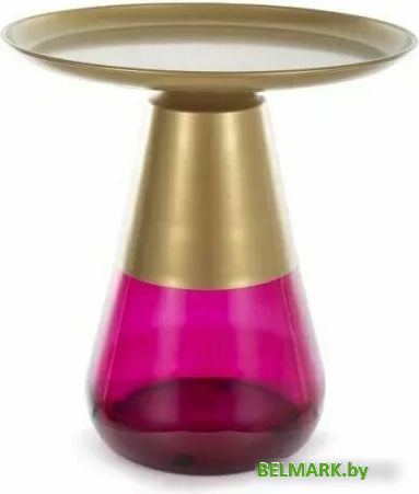 Журнальный столик Signal Tiffany A (золотой/фиолетовый) - фото
