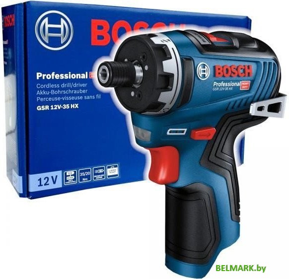 Винтоверт Bosch GSR 12V-35 HX 06019J9103 (без АКБ) - фото