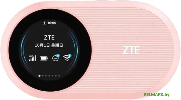 Мобильный 4G Wi-Fi роутер ZTE U10S Pro (розовый) - фото