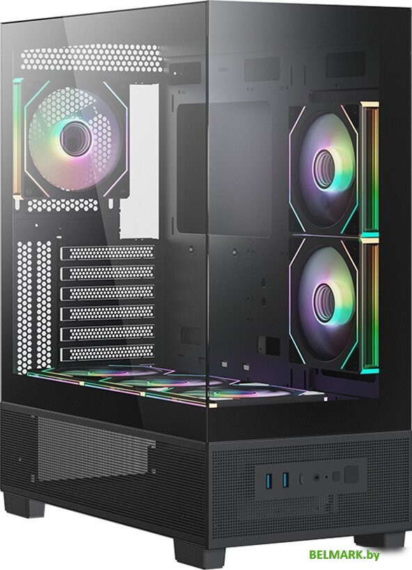 Корпус XASTRA Q500 3ARGB-C10 (черный) - фото2