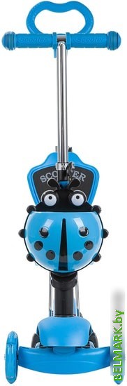 Самокат Novatrack Saddle Pro 2019 120SB.DISCOKIDS.BL9 (синий) - фото2