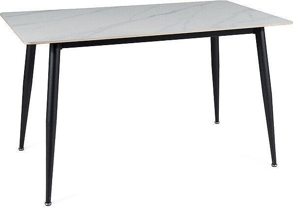 Кухонный стол Signal Rion RIONBC130 (белый/черный) - фото