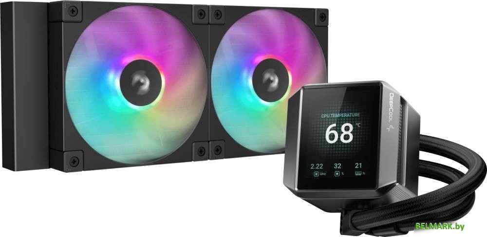 Система жидкостного охлаждения для процессора DeepCool Mystique 240 ARGB R-LX550-BKADSNC-G-1 - фото