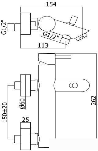 Смеситель Paffoni Light LIG022CR - фото2