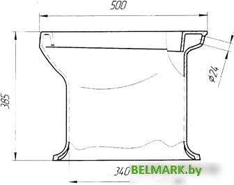 Унитаз Оскольская керамика Дачный - фото2