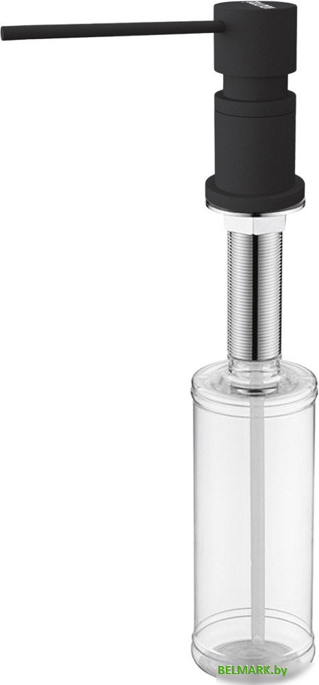 Дозатор для жидкого мыла Paulmark Kraft D003-401TB (черный/антрацит) - фото