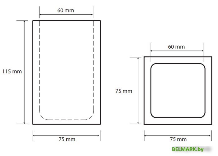 Стакан для зубной щетки и пасты Bemeta Gamma 145611310 - фото2