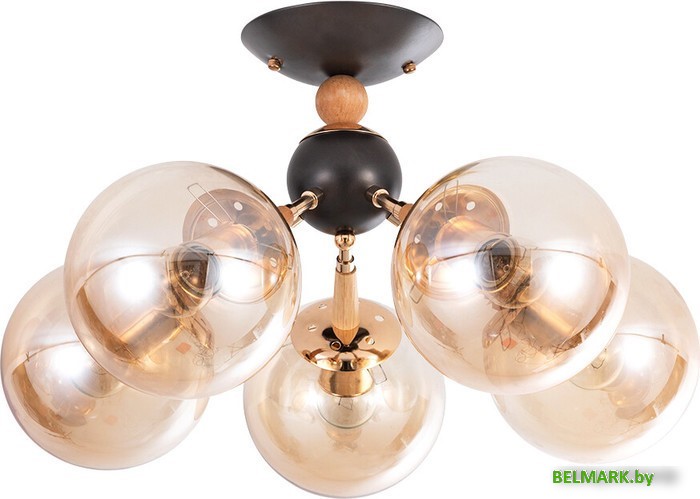 Люстра средней высоты Arte Lamp Boston A4485PL-5BK - фото