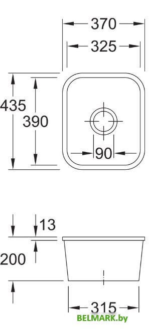 Кухонная мойка Villeroy & Boch Cisterna 45 670401FU - фото