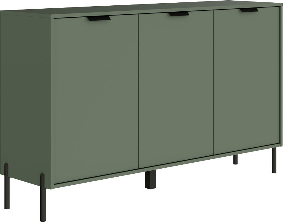 Тумба Black Red White Paloma KOM3D (дымчатый зеленый) - фото