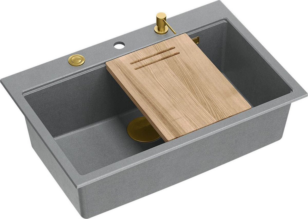 Кухонная мойка Quadron HQM7650U5PVDG1 - фото