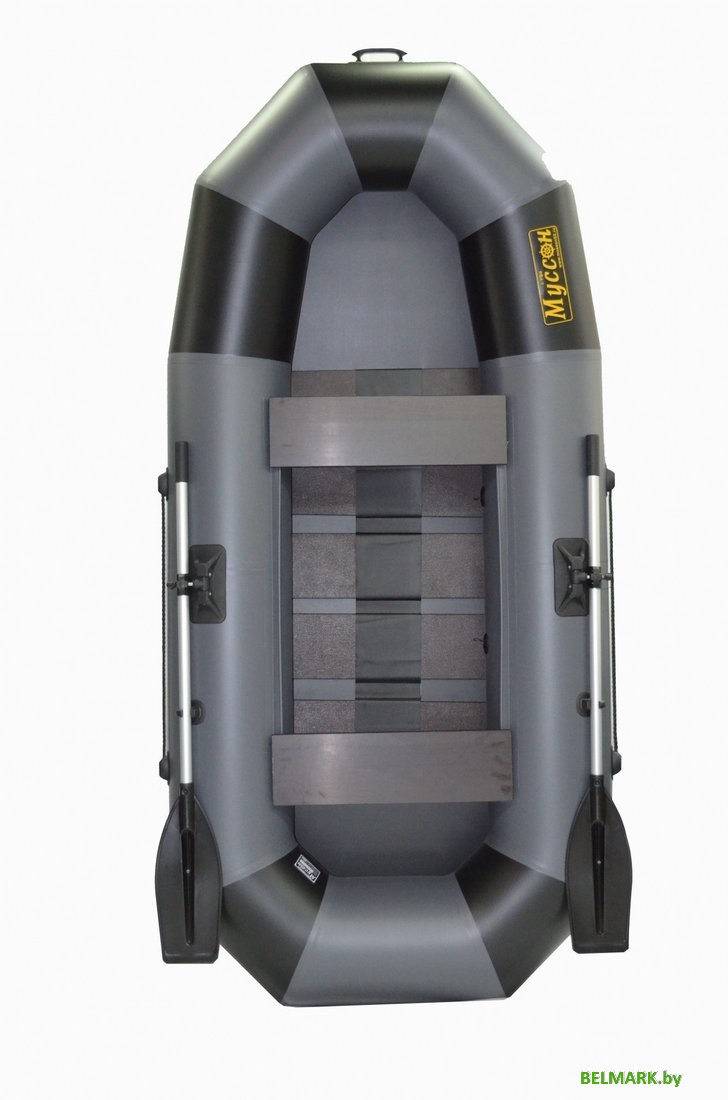 Гребная лодка Муссон Н-270 PC (серо-черный) - фото