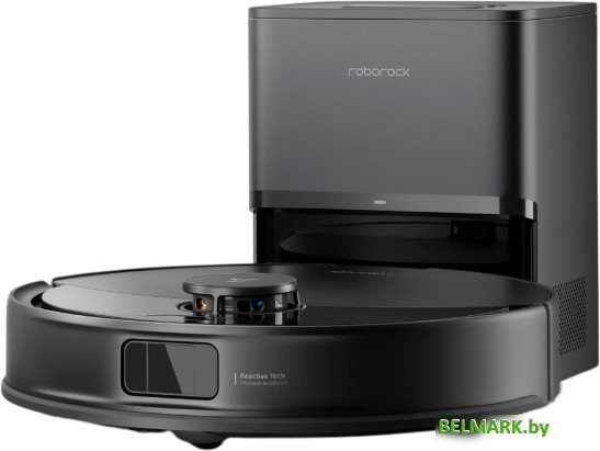 Робот-пылесос Roborock Q8 Max Pro+ Q8MPP52-02 (с русской озвучкой, черный) - фото