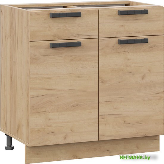 Шкаф напольный Трия Детройт 1Н8Я1 (дуб крафт золотой) - фото