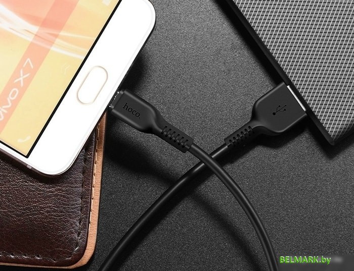 Кабель Hoco X20 Micro USB (1 м, черный) - фото2