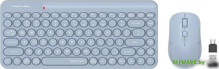 Офисный набор A4Tech Fstyler FG3200 Air (синий) - фото2