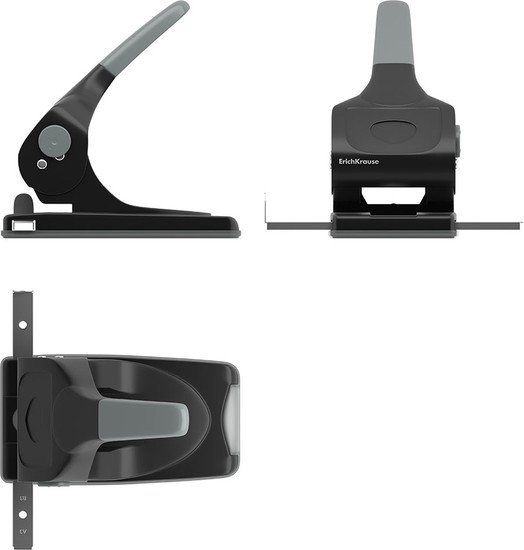 Дырокол Erich Krause мощный черный 5407 (до 70 л) - фото2