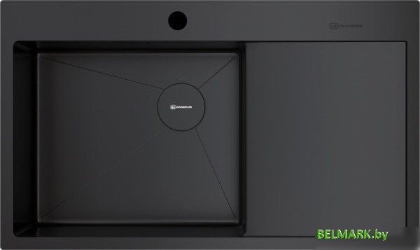 Кухонная мойка Omoikiri Akisame 86 Side-L GB 4997043 (графит) - фото