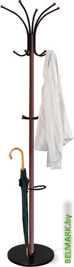 Вешалка для одежды Sheffilton SHT-CR9 903276 (темный орех/мрамор) - фото