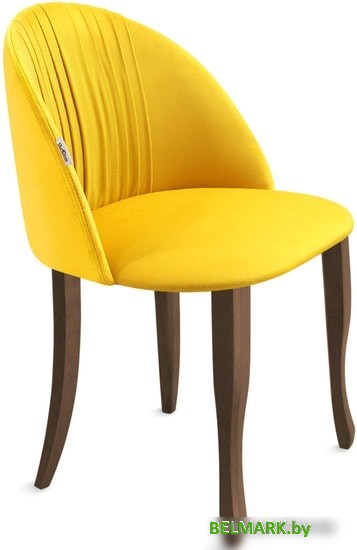 Стул Sheffilton SHT-ST35-1/S122 (имперский желтый/темный орех) - фото