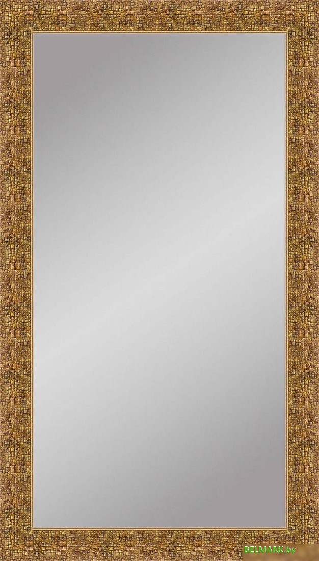 Зеркало Декарт Настенное в раме 8Л1669 (золотистый перламутр) - фото