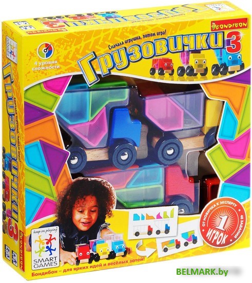 Настольная игра Bondibon Грузовички [ВВ0867] - фото